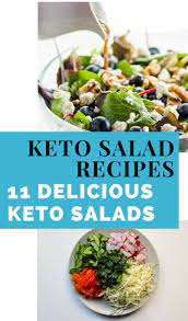 11 Heavenly Keto Salad Recipes To Keep You In Ketosis Salad Recipes Keto Diet Recipes Low Carb Salad