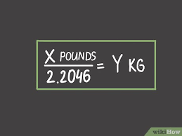 For example, here's how to convert 5 kilograms to pounds using the formula above. How To Convert Pounds To Kilograms 6 Steps With Pictures