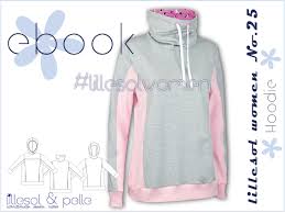 Papierschnittmuster von leni pepunkt für einen kinder pullover mit kapuze inkl. Schnittmuster Ebook Nahen Hoodie Kapuzenpullover Lillesol Pelle Schnittmuster Ebooks Nahen