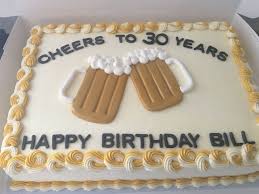Find cake recipes, diy projects, tutorials and inspiration for both beginners and advanced bakers. Cheers To 30 Years Birthday Cake 30th Birthday Cake For Men My Husband 30 Years 40th Birthday Cakes For Men Birthday Beer Cake Dad Birthday Cakes