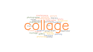 Collage Synonyms And Related Words What Is Another Word For Collage Grammartop Com Art and creativity are synonymous, and they have mutual synonyms.