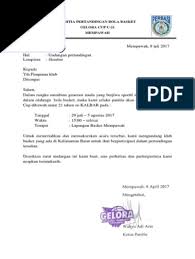 Savesave contoh surat undangan setengah resmi for later. Contoh Undangan Setengah Resmi Tentang Perlombaan Olahraga Studi Indonesia
