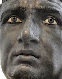 This bronze head, found