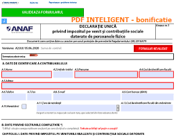 Formularul a fost completat de. DeclaraÈ›ia UnicÄƒ 2020 Anaf A Publicat Online Pdf Ul Inteligent Ce ConÈ›ine Aplicarea BonificaÈ›iei Vers 05 06 Cabinetexpert Ro Blog Contabilitate