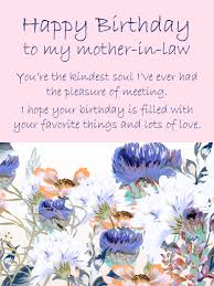 Flourish Flowers Happy Birthday Card For Mother In Law Birthday Greeting Cards By Davia Birthday Cards For Mother Happy Birthday Mother Happy Birthday Mom