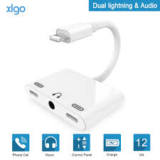 3 In 1 Audio Splitter Adapter For Lightning To Dual Light Ning 3 5mm Headphone Aux Jack For Iphone X Xr Xs Max 8 8p 7p Ipad Ipod Phone Adapters Converters Aliexpress