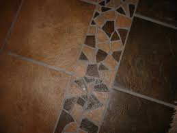 Mosaic broken tiles floor design. Ceramic Broken Tiles Floor Design
