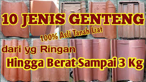 Cat genteng vernis dibuat dari bahan dasar solvent base (thinner). 10 Nama Nama Genteng Tanah Liat Terbaik Genteng Tanah Liat Terbaik The Jeox Youtube
