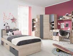 Ein eckschrank ist außerdem geräumiger als ein. Jugendzimmer Kinderzimmer Komplett Davis Set B Eckschrank Schreibtisch Bett 120 Ebay