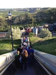 Each year thousands of performers audition at locations in north dakota, minnesota, tennessee, and florida to find the best talent for the medora musical. The Escalator Down To The Medora Musical Stage Picture Of Medora Musical Tripadvisor