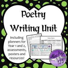 Poetry Writing Unit Year 1 2 Aligned With Australian Curriuclum Writing Units Writing Poetry Teaching Poetry
