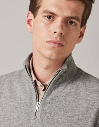 Robinson Man JCK Men's Cashmere Half Zip