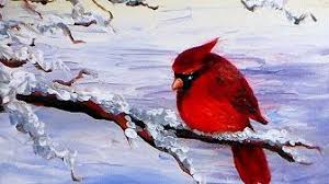 Acrylic Bird Paintings On Canvas How To Paint A Holiday Bird Scene Step By Step Acrylic Painting On Canvas For Beginners Youtube Bird Paintings On Canvas Canvas Painting Birds Painting