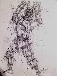 He is based on purple guy's appearance in five nights at freddy's 2 and five nights at freddy's 3. Bizarre Moon Comics The Death Of Purple Guy In Springtrap P