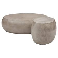 Aurora Modern Classic Durable Grey Oval Outdoor Coffee Table Outdoor Coffee Tables Modern Stools Modern Classic