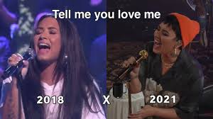With ellen degeneres, stephen boss, sam fischer, demi lovato. Demi Lovato Tell Me You Love Me 2018 Ellen X 2021 Tiktok Youtube