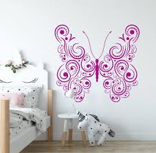 Butterfly Wall Decal Nursery Decal Girls Room Decal Baby Girl Vinyl Decal Girl Room Decal Bu Butterfly Wall Decals Kids Room Wall Decals Girls Room Decals