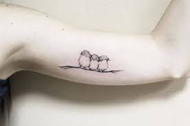 3 Birds On A Branch Tattoo Meaning Three Little Birds Tattoo Artist Luiza Oliveira Little Bird Tattoos Bird Tattoo Wrist Tattoos For Daughters