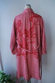 着物リメイク 絞りの羽織からピンタックワンピ harico couture 着物 リメイク ドレス 着物ファッション 着物リメイク