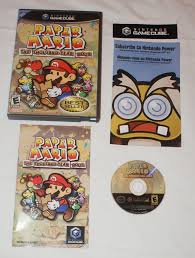 Paper Mario The Thousand Year Door Gamecube 100 Complete Game Manual Inserts Paper Mario Gamecube Paper