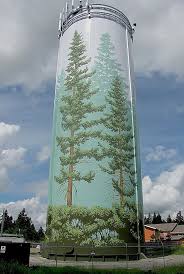 Water Tank Murals In 2020 Street Painting Mural Street Art