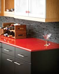 red quartz countertops