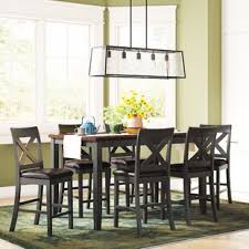 Rounding out the design, the architectural pedestal base includes four angular legs that give this piece a touch of industrial style. 6 Chair Round Dining Table Set Wayfair
