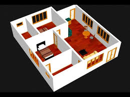 What matters first and foremost in designing a house or whatever structure is the floor plan. Small House Plan 9 X 10m 2 Bedroom With American Kitchen 2020 Youtube