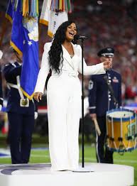 On sunday night, the anyone singer will perform the national anthem to kick off super bowl liv in miami, florida. Demi Lovato In Sergio Hudson Sings The U S National Anthem Super Bowl 2020 Fashionsizzle
