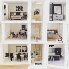 Modern Dollhouse By The Dollhouse Emporium Malibu Dollhouse Kit 1 12 Scale Miniatures Follow Onebrownb Dolls House Interiors Doll House Plans Modern Dollhouse