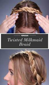 Put A Twist On The Classic Milkmaid Braid Hair Beauty Milkmaid Braid Hair Inspiration