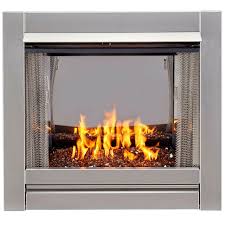 If you need to heat a large space with a small insert, make sure you choose a gas insert that has a built in blower. Duluth Forge Vent Free Stainless Outdoor Gas Fireplace Insert With Copper Fire Glass Media 24 000 Btu Model Df450ss G Rco Factory Buys Direct