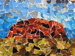 Colorful Collages Of The World S Natural Wonders Australia Crafts Creative Art Australian Art