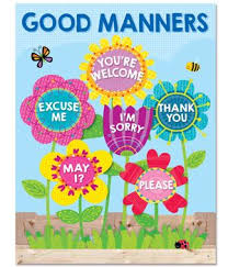 A child spends a lot of time at school, and their classroom teacher and classmates often become a second family. Garden Of Good Manners Chart Manners Chart Preschool Crafts Manners For Kids