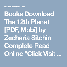 Books Download The 12th Planet Pdf Mobi By Zecharia Sitchin Complete Read Online Click Visit Button To A Reading Online Music Theory For Dummies Pdf Books