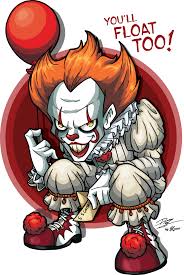 Pennywise The Dancing Clown By Kraus Illustration Horror Cartoon Pennywise The Dancing Clown Graffiti Characters