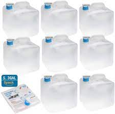 Vingli 50 gallon collapsible rain barrel, portable water storage tank, rainwater collection system downspout, water catcher container with filter spigot overflow kit 3.7 out of 5 stars 1,399 $42.99 $ 42. Buy Camzezy Collapsible Water Storage Container 5 Gallon Camping Water Container Portable Folding Water Cube Emergency Water Storage Bpa Free Online In Indonesia B08d3ktjtd