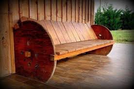 Diy Paletten Und Kabeltrommel Banke Palettede Com In 2020 Wooden Cable Reel Pallet Furniture Outdoor Cable Reel