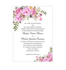 This Beautiful Shades Of Pink And Blush Floral Watercolor Printable Invita Purple Wedding Invitations Wedding Invitations Romantic Wedding Invitation Templates