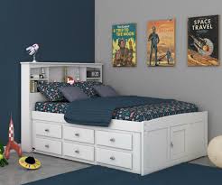 Chances are you'll discovered another full size captains bed with trundle better design ideas. Discovery World Furniture White Full Size Bookcase Captains Bed Kfw