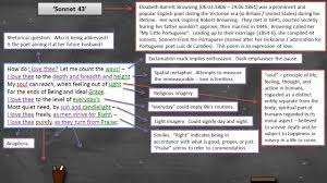 Elizabeth Barrett Browning Sonnet 43 Annotation Youtube