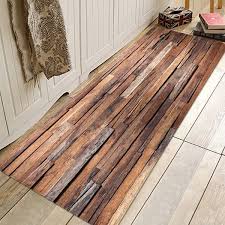 Wood Grain Absorbent Non Slip Floor Mat For Living Room Bathroom Kitchen Floor Area Rugs Floor Mats Area Rug Decor
