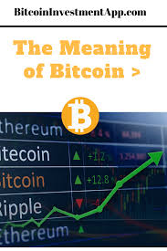 Top cryptocurrency to mine 2021. The Meaning Of Bitcoin Crypto Currency Bitcoin Investment Investment App Money Machine Bitcoin