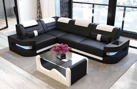 Ecksofa Como L Form Ledersofa Sofa Ecksofa Schlaffunktion