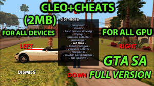 And we are also going to provide you the unfortunately, the gta san andreas lite game currently not present on the official app store of android. Gta Sa Cheats Android Download Mod Apk No Root Gta San Andreas Cleo Mods Android Apk For All Devices Youtube