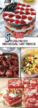 5 Foolproof Memorial Day Menus Summer Holiday Desserts Memorial Day Foods Memorial Day Desserts