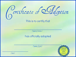 Toy Adoption Certificate Template 1 Templates Example Templates Example Adoption Certificate Pet Adoption Certificate Birth Certificate Template