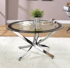 Maybe you would like to learn more about one of these? Glass Top Coffee Table Chrome And Black Coaster Fine Furni