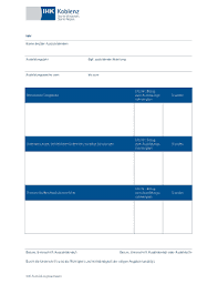 Betriebliche ausbildungspläne erstellen from betrieblicher ausbildungsplan vorlage excel source ausbilden mit system. Fillable Online Ihk Koblenz Starke Region Ihk Koblenz Fax Email Print Pdffiller