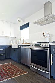 kitchen design blue and white